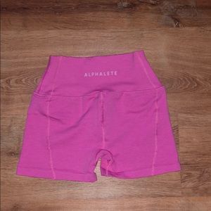 Paradise pink alphalete shorts size s